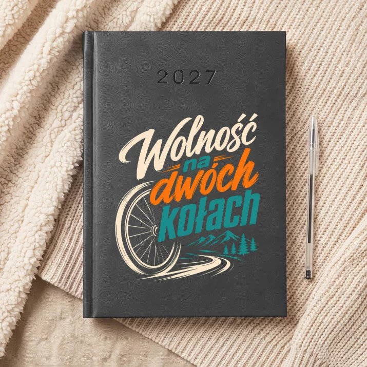 Kalendarz Książkowy A5 2027 Dla Rowerzysty Prezent Dla Mężczyzny: Wolność Dwóch Kół Kalendarz Książkowy A5 2027 Dla Rowerzysty Prezent Dla Mężczyzny: Wolność Dwóch Kół