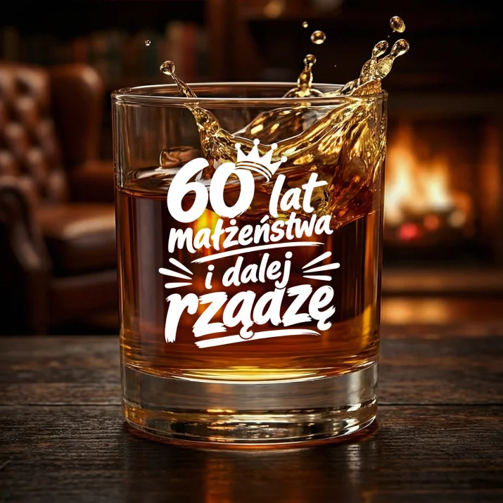 Szklanka Do Whisky Na 60 Rocznicę Ślubu Prezent Na Walentynki Dla Mężczyzny: 60 Lat Małżeństwa I Szklanka Do Whisky Na 60 Rocznicę Ślubu Prezent Na Walentynki Dla Mężczyzny: 60 Lat Małżeństwa I