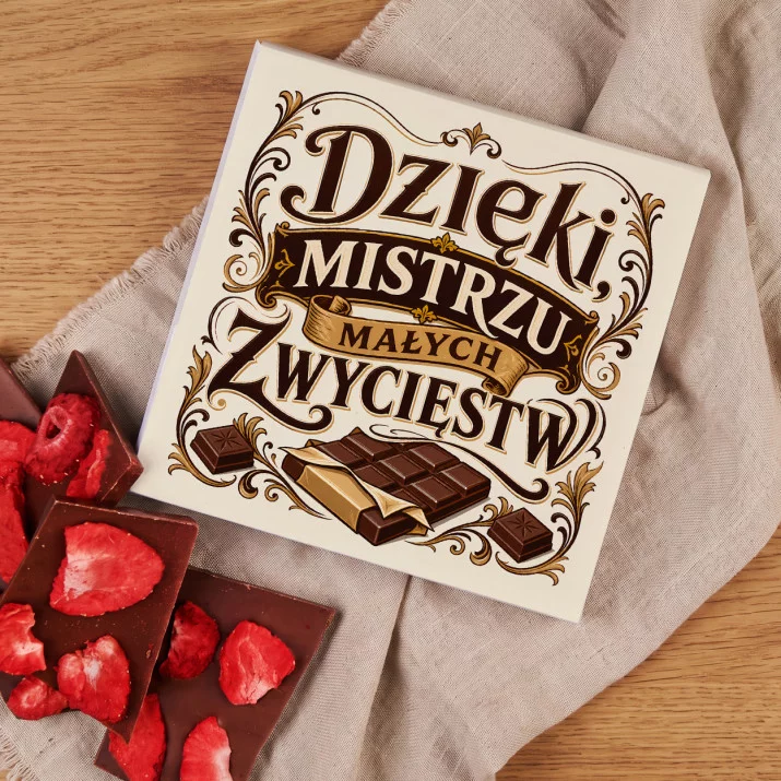 Czekolada Z Truskawkami Na Podziękowanie Prezent Dla Mężczyzny: Męski Herb Ozdobny Czekolada Z Truskawkami Na Podziękowanie Prezent Dla Mężczyzny: Męski Herb Ozdobny