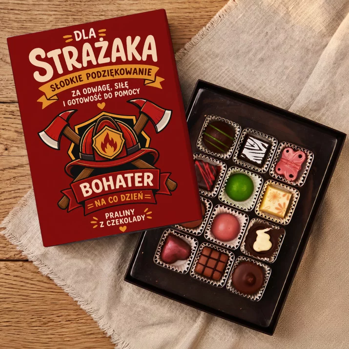 Czekoladki Dla Strażaka Prezent Dla Mężczyzny: Słodkie Podziękowanie Strażaka Czekoladki Dla Strażaka Prezent Dla Mężczyzny: Słodkie Podziękowanie Strażaka