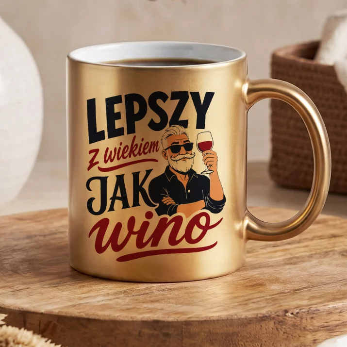 Złoty Kubek Na 60 Urodziny Prezent Dla 60 Latka Mężczyzny: Dojrzały Styl Złoty Kubek Na 60 Urodziny Prezent Dla 60 Latka Mężczyzny: Dojrzały Styl