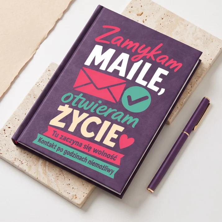 Notatnik A5 Na Pożegnanie W Pracy Prezent Dla Kobiety: Życie Po Mailach Notatnik A5 Na Pożegnanie W Pracy Prezent Dla Kobiety: Życie Po Mailach