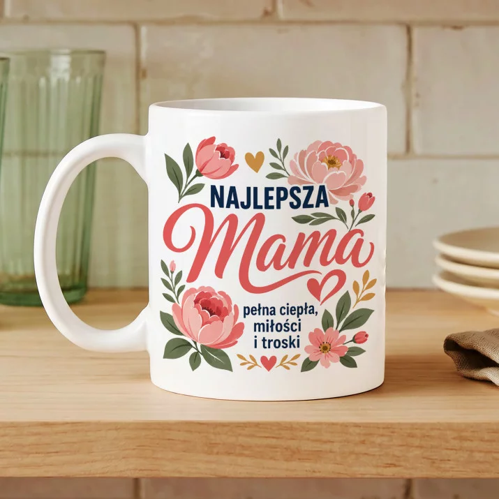 Kubek Z Nadrukiem Dla Mamy Prezent Na Dzień Mamy Dla Kobiety: Pełna Ciepła Miłości I Troski Kubek Z Nadrukiem Dla Mamy Prezent Na Dzień Mamy Dla Kobiety: Pełna Ciepła Miłości I Troski