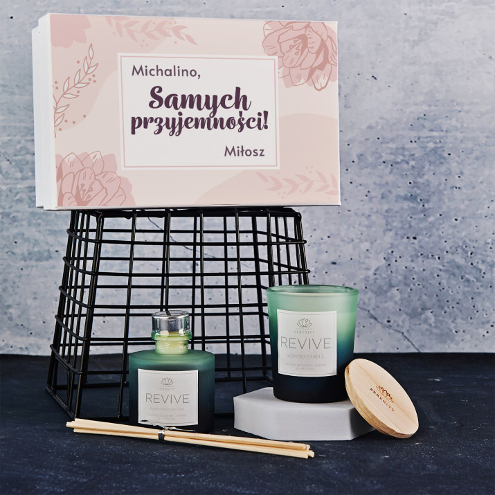 Samych przyjemności - Świeczka i patyczki zapachowe