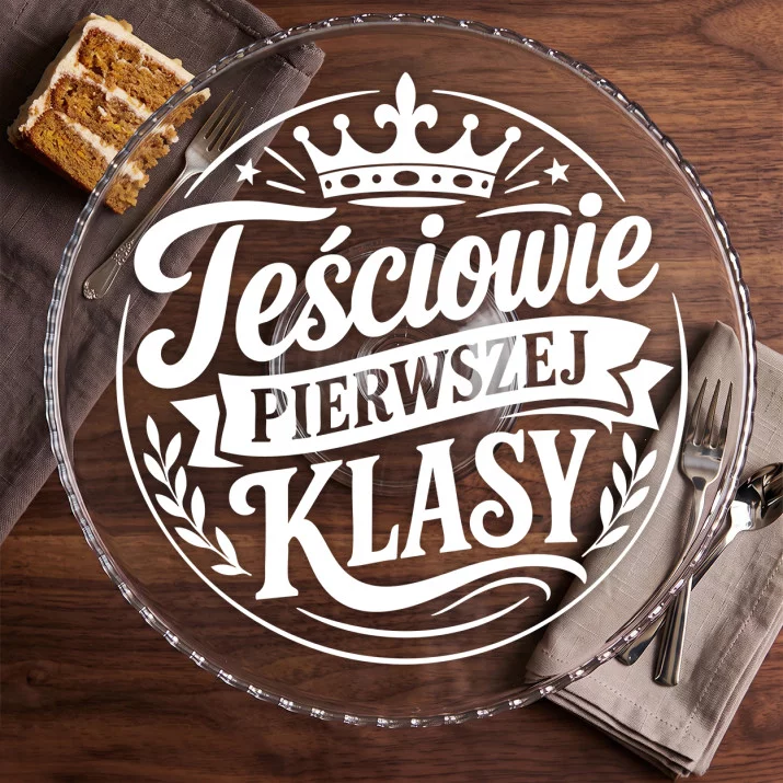 Patera Na Ciasto Dla Teściów Prezent Dla Pary: Subtelna Pochwała Teściów