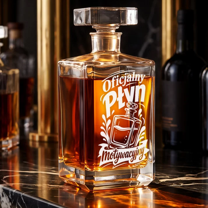 Karafka Do Whisky z Grawerem Na Walentynki Prezent Na Rocznicę: Toast Z Humorem Karafka Do Whisky z Grawerem Na Walentynki Prezent Na Rocznicę: Toast Z Humorem