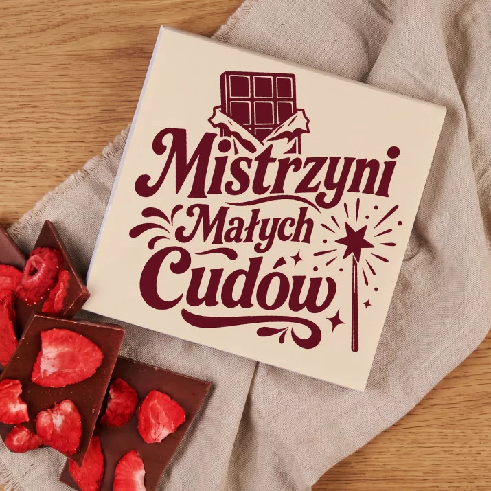 Czekolada Z Truskawkami Na Dzień Nauczyciela W Przedszkolu Prezent Dla Nauczyciela Kobiety: Przedszkolna Radość Retro