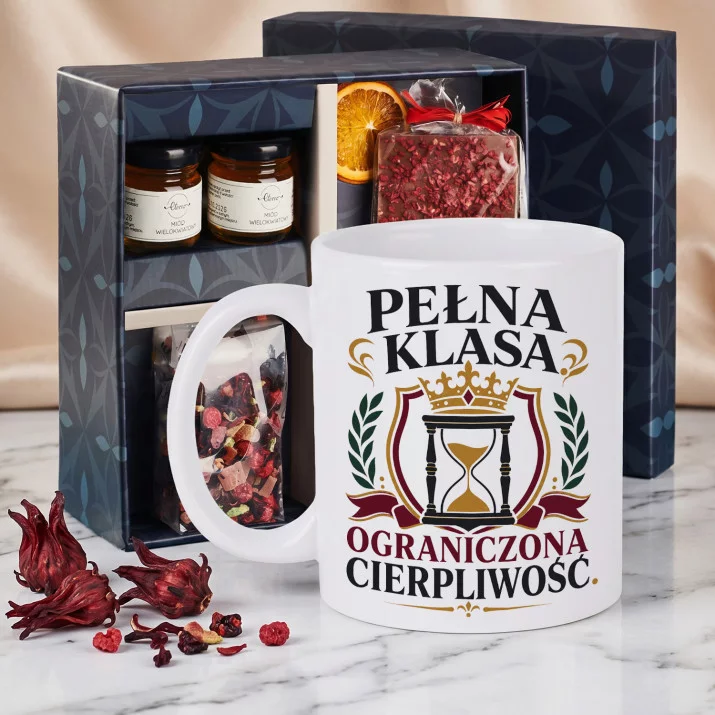 Zestaw Prezenowy Z Kubkiem Na Święta: Ograniczona Cierpliwość Zestaw Prezenowy Z Kubkiem Na Święta: Ograniczona Cierpliwość