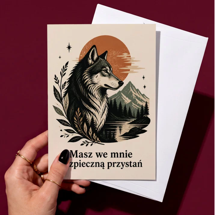 Kartka z Życzeniami Dla Syna Dla Mężczyzny: Czuła Przystań Kartka z Życzeniami Dla Syna Dla Mężczyzny: Czuła Przystań