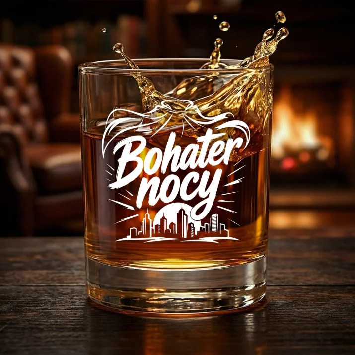 Szklanka Do Whisky Dla Kochanka Prezent Na Walentynki Dla Mężczyzny: Bohater Nocy Szklanka Do Whisky Dla Kochanka Prezent Na Walentynki Dla Mężczyzny: Bohater Nocy