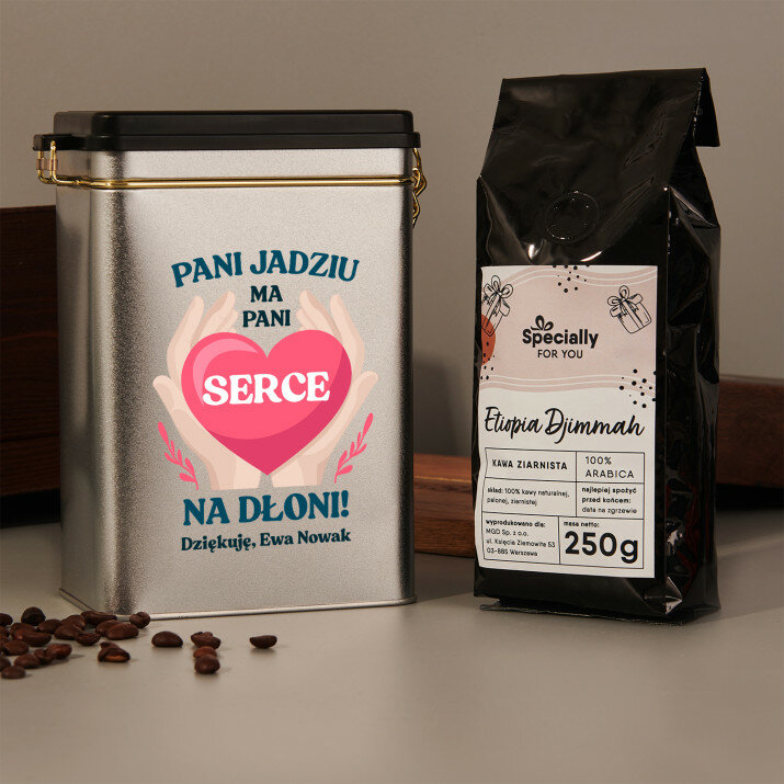 Serce na dłoni - Kawa w puszce