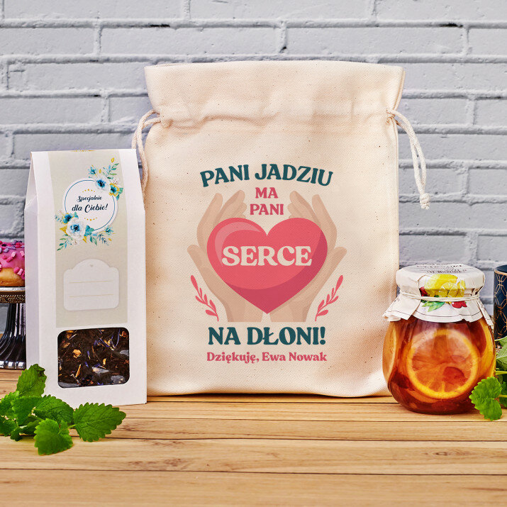 Serce na dłoni - Zestaw Herbaciany w Woreczku