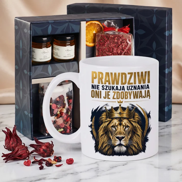 Zestaw Prezenowy Z Kubkiem Na Urodziny: Królewska Siła Zestaw Prezenowy Z Kubkiem Na Urodziny: Królewska Siła