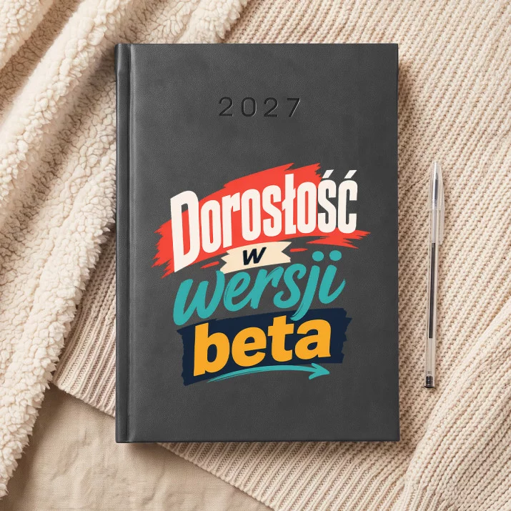 Kalendarz Książkowy A5 2027 Dla 18 Latka Prezent Dla Mężczyzny: Beta Dorosłości