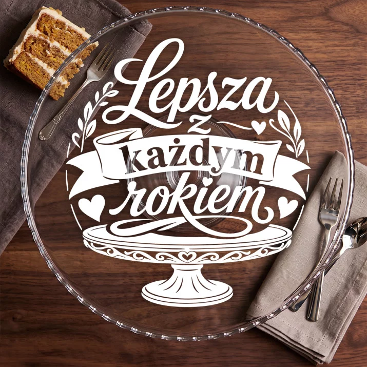 Patera Na Ciasto Na Złote Gody Prezent Dla Kobiety: Dojrzała Elegancja Patera Na Ciasto Na Złote Gody Prezent Dla Kobiety: Dojrzała Elegancja