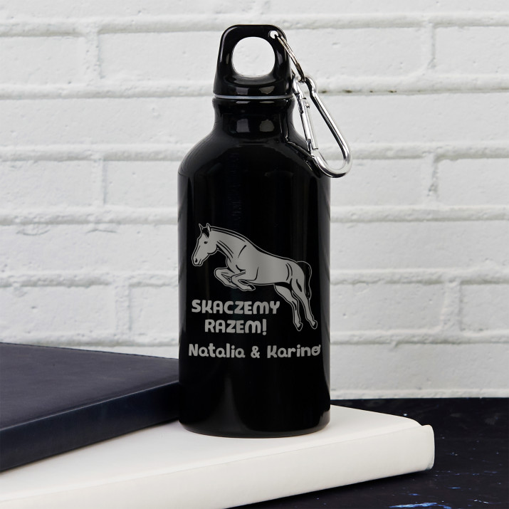 Skaczemy razem - Butelka na wodę 0,4l z grawerem
