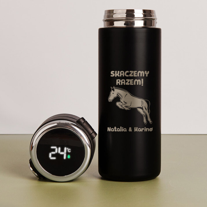 Skaczemy razem - Kubek termiczny z wyświetlaczem LED