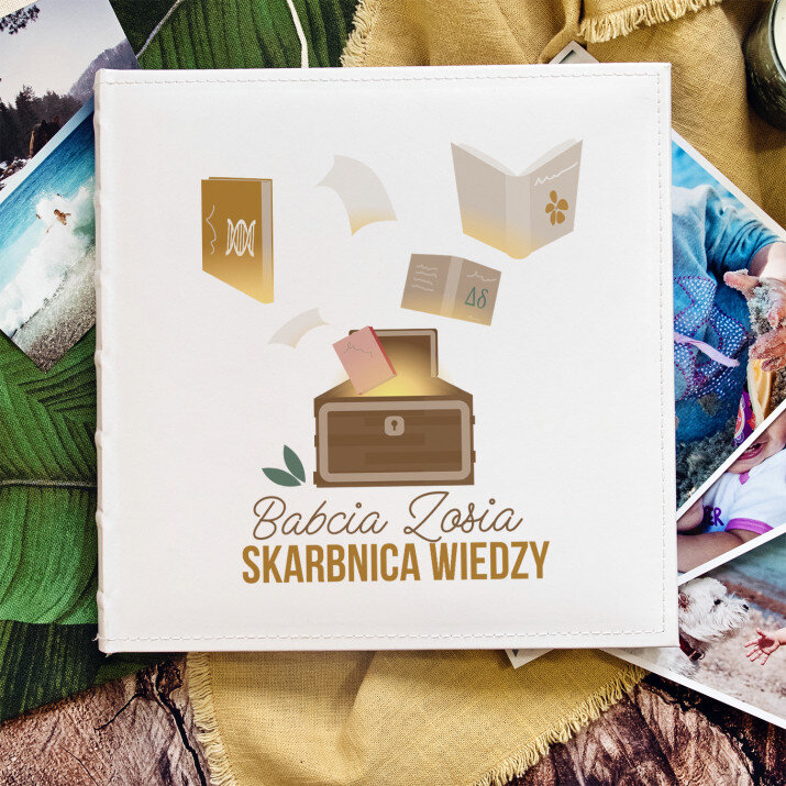 Skarbnica wiedzy - Personalizowany Album na zdjęcia Skarbnica wiedzy - Personalizowany Album na zdjęcia