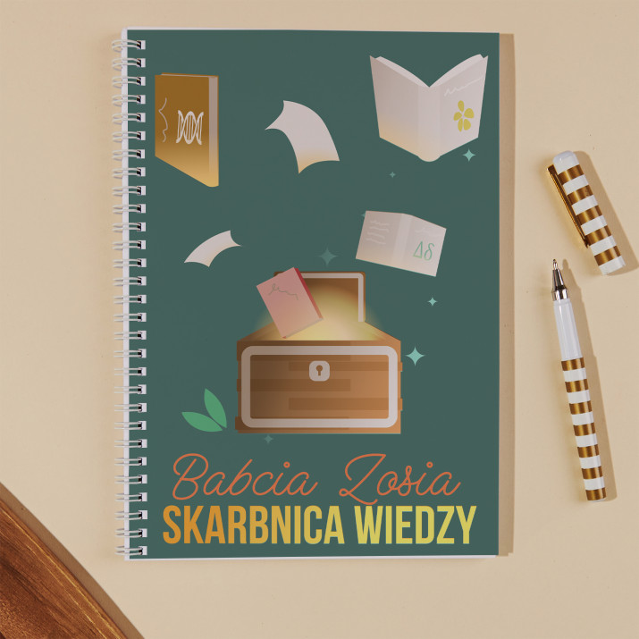 Skarbnica wiedzy - Przepiśnik na spirali B5