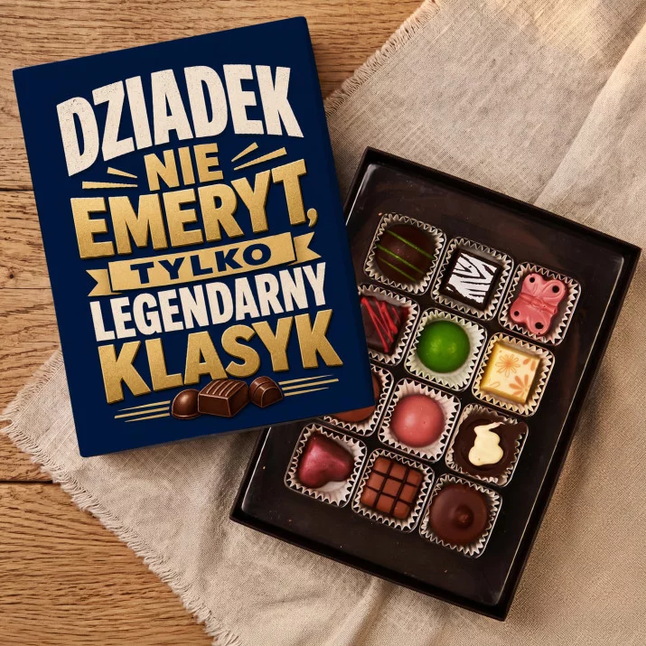Czekoladki Dla Dziadka Prezent Na Dzień Dziadka Dla Mężczyzny: Dziadek Legendarny Klasyk Czekoladki Dla Dziadka Prezent Na Dzień Dziadka Dla Mężczyzny: Dziadek Legendarny Klasyk