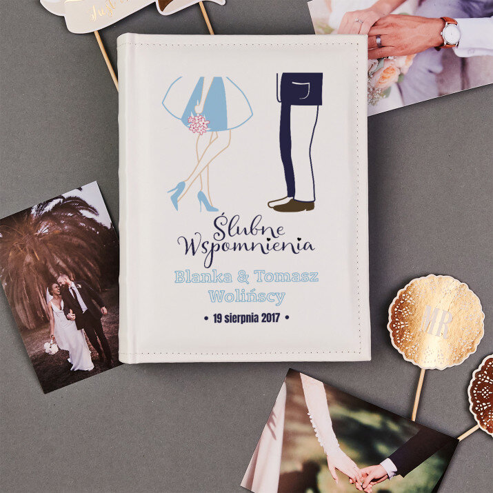 Ślubne wspomnienia - Personalizowany Album na zdjęcia