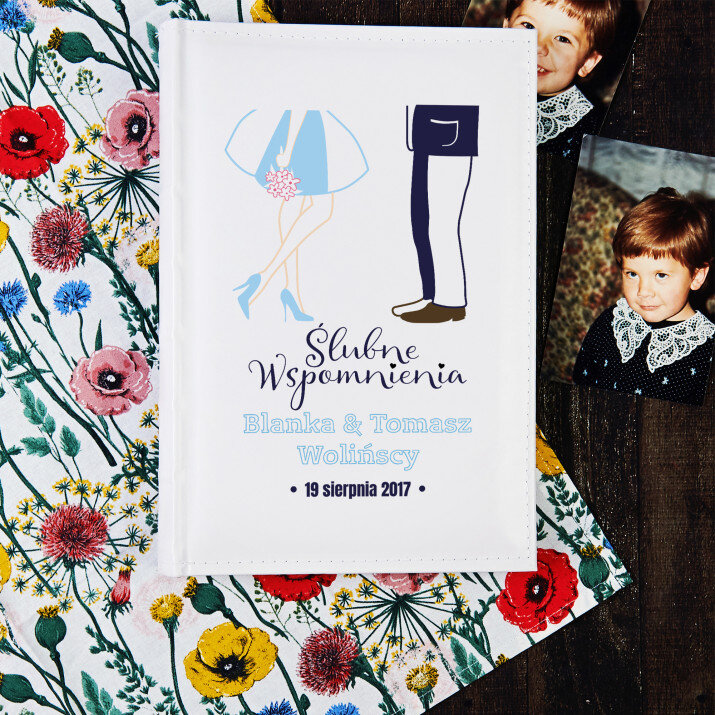 Ślubne wspomnienia - Personalizowany Album na zdjęcia