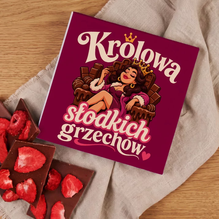 Czekolada Z Truskawkami Na Imieniny Prezent Dla Kobiety: Korona Słodkości