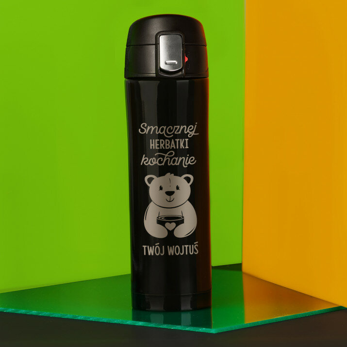 Smacznej herbatki kochanie - Kubek termiczny 440 ml
