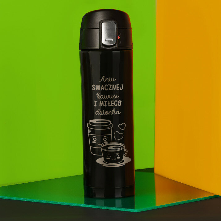 Smacznej kawusi - Kubek termiczny 440 ml