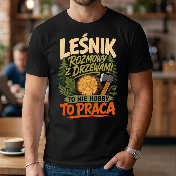 Koszulka Męska Dla Leśnika Prezent Dla Mężczyzny: Rozmowy Z Drzewami
