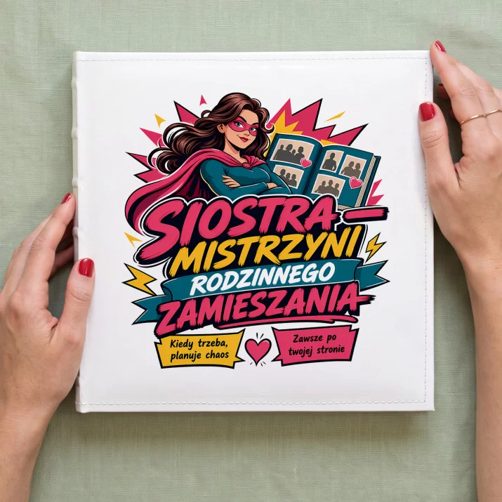 Album Na Zdjęcia Tradycyjny Dla Siostry Prezent Dla Kobiety: Siostrzany Chaos I Miłość