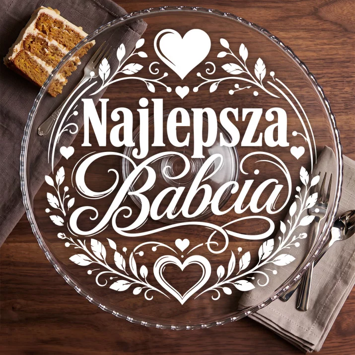 Patera Na Ciasto Dla Babci Prezent Na Dzień Babci Dla Kobiety: Ciepło Babci