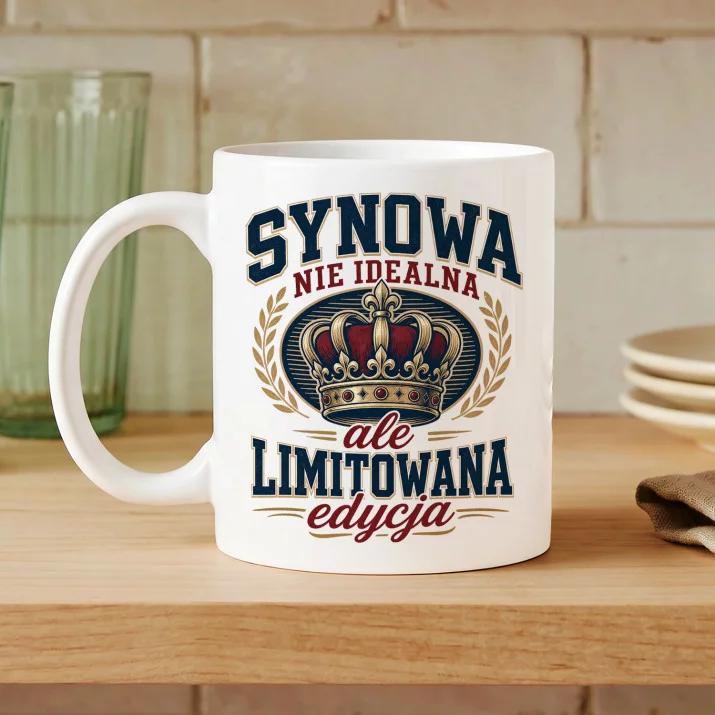 Kubek Z Nadrukiem Dla Synowej Prezent Dla Kobiety: Synowa Limitowana Edycja