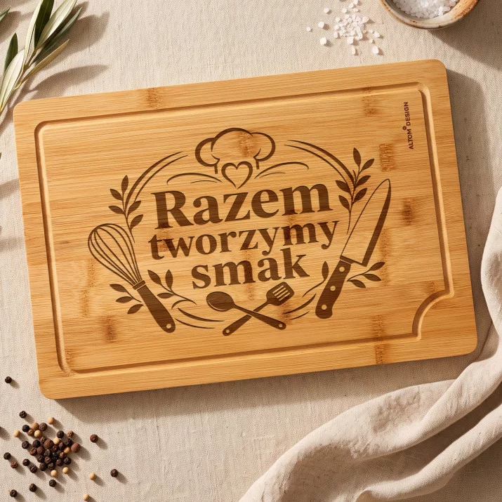 Deska Do Krojenia Na 15 Rocznicę Ślubu Prezent Dla Pary: Kulinarna Harmonia Dwojga