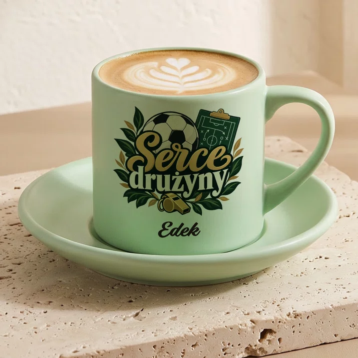 Filiżanka Personalizowana Dla Trenera Piłki Nożnej Prezent Dla Mężczyzny: Serce Drużyny Filiżanka Personalizowana Dla Trenera Piłki Nożnej Prezent Dla Mężczyzny: Serce Drużyny
