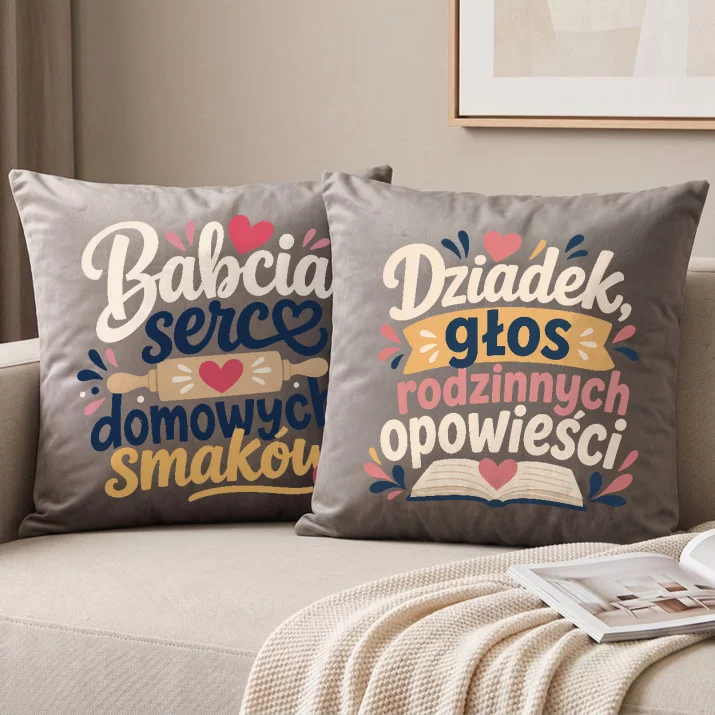 Poduszki Dekoracyjne Na Dzień Babci i Dziadka Prezent Dla Babci i Dziadka Pary: Serce Domu I Opowieści Poduszki Dekoracyjne Na Dzień Babci i Dziadka Prezent Dla Babci i Dziadka Pary: Serce Domu I Opowieści