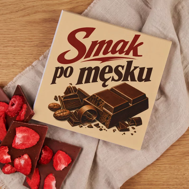 Czekolada Z Truskawkami Dla Mężczyzny Prezent Dla Mężczyzny: Męska Elegancja