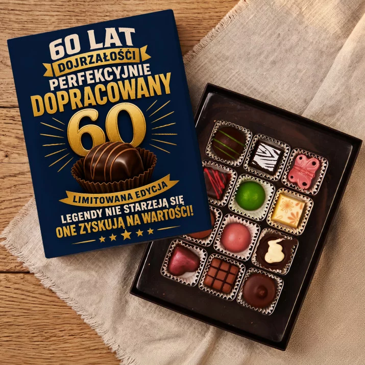 Czekoladki Na 60 Prezent Na 60 Urodziny Dla Mężczyzny: Perfekcyjnie Dopracowane 60 Czekoladki Na 60 Prezent Na 60 Urodziny Dla Mężczyzny: Perfekcyjnie Dopracowane 60