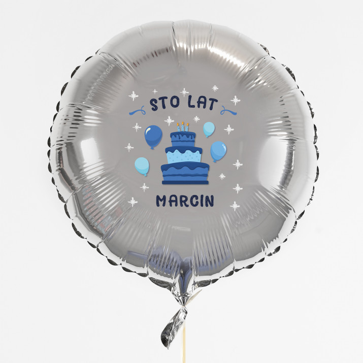 Sto lat - Balon z helem - Koło