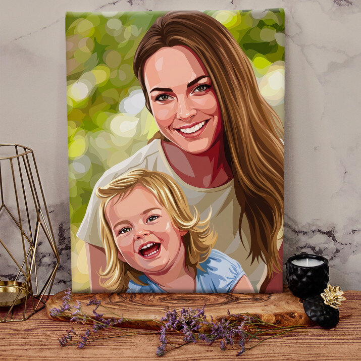 Styl Wektorowy - Stylowy portret