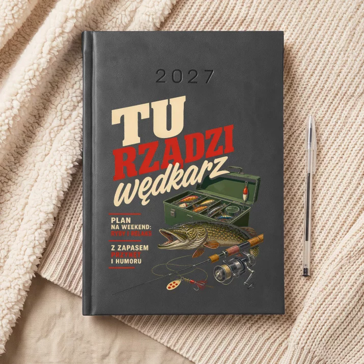 Kalendarz Książkowy A5 2027 Dla Wędkarza Prezent Dla Mężczyzny: Humor Nad Wodą Kalendarz Książkowy A5 2027 Dla Wędkarza Prezent Dla Mężczyzny: Humor Nad Wodą