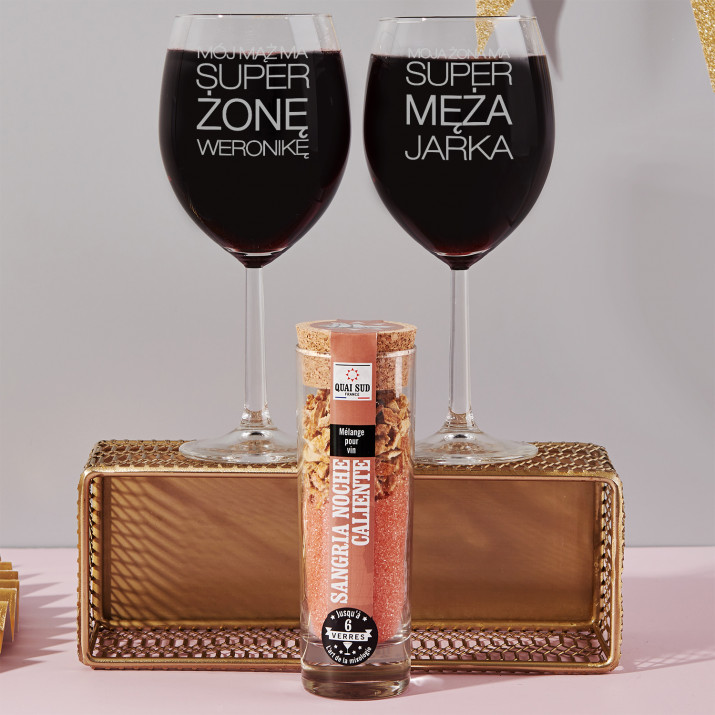 Super mąż i żona - Zestaw Drinkowy Sangria