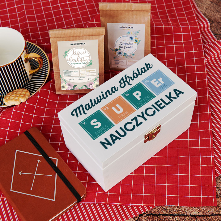 Super nauczycielka - Skrzynka na herbatę