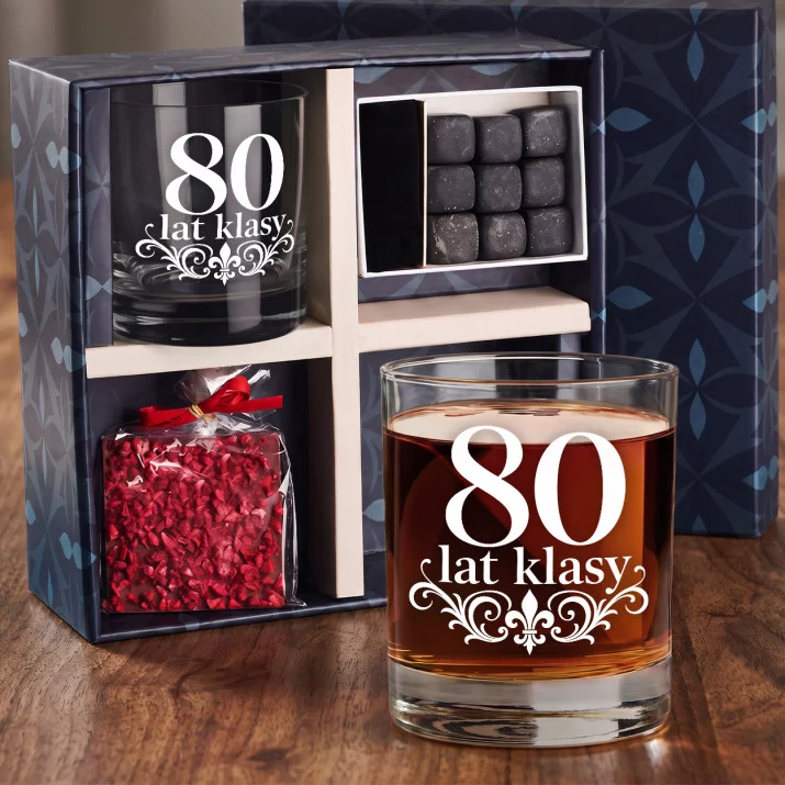 Zestaw Prezentowy Whisky Dla 80 Latka Na 80 Urodziny Dla Mężczyzny: 80 Lat Klasy