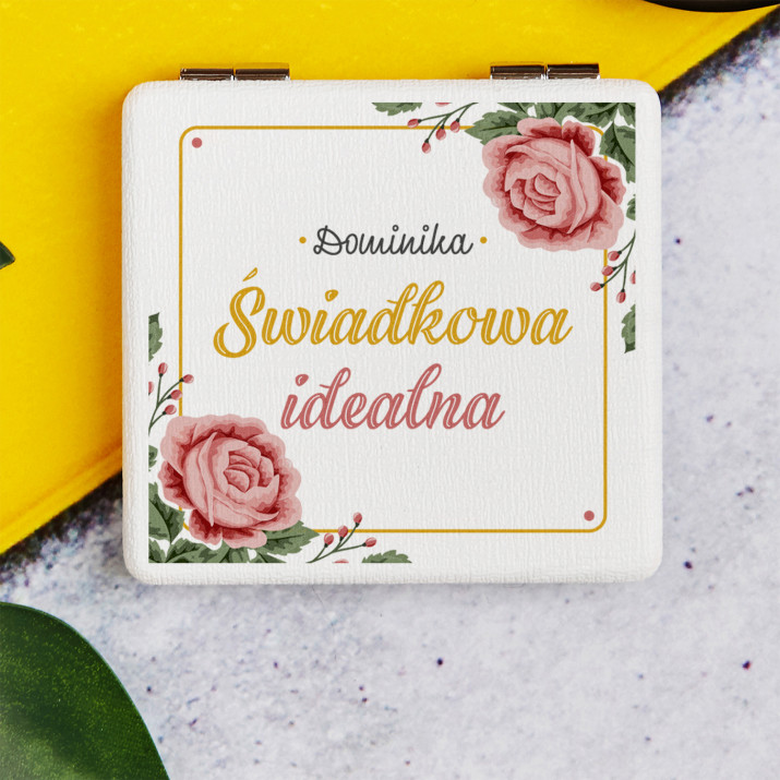 Świadkowa idealna - Lusterko kieszonkowe
