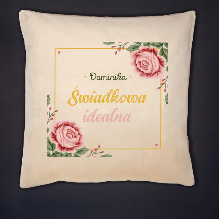 Świadkowa idealna - Poduszka dekoracyjna