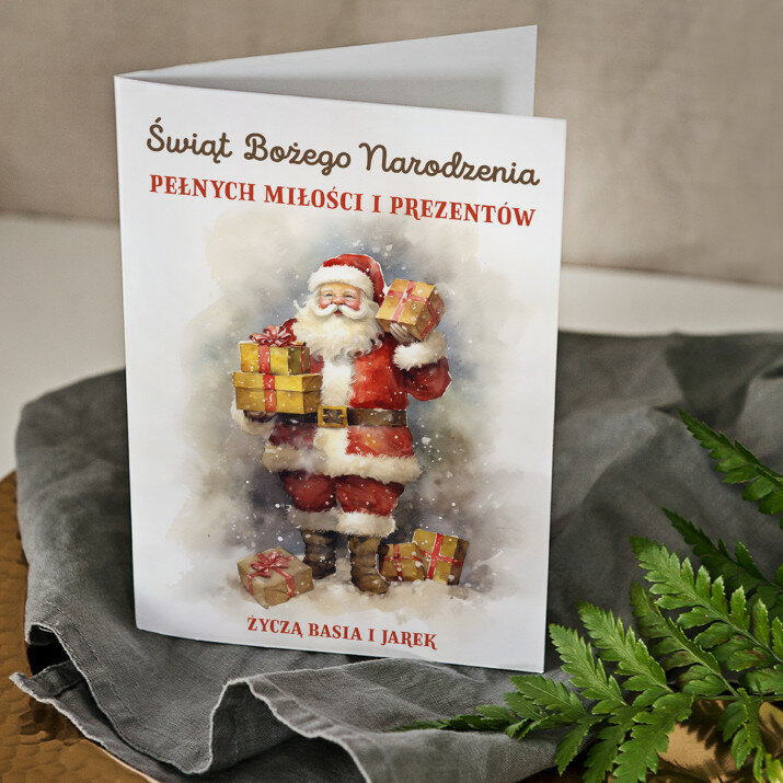Świąt pełnych miłości - kartka z życzeniami