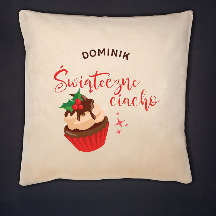 Świąteczne ciacho - Poduszka dekoracyjna