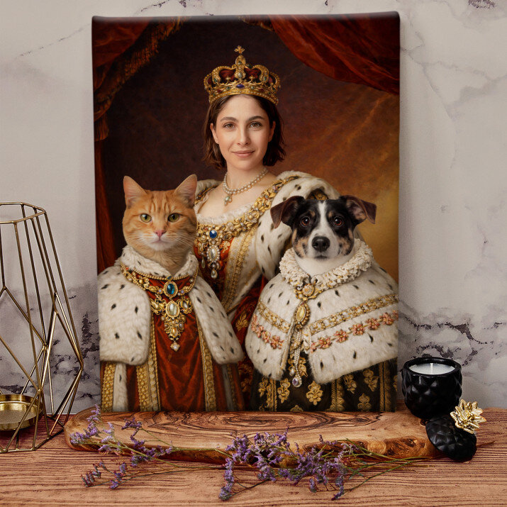 Świta Królowej - Królewski portret