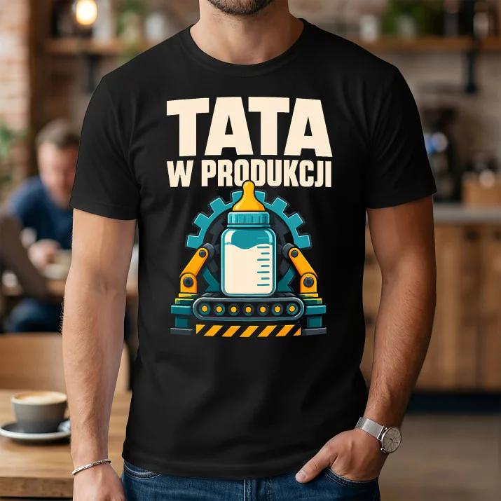 Koszulka Męska Dla Przyszłego Taty Prezent Na Dzień Ojca Dla Mężczyzny: Tata W Produkcji